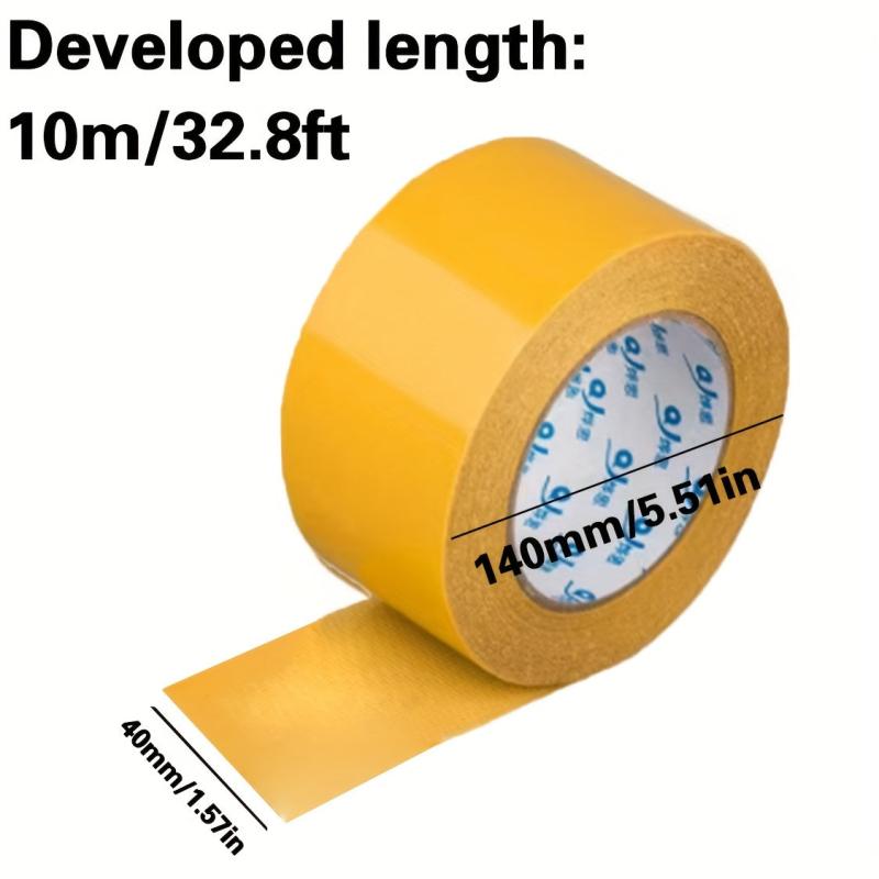 Heavy Duty Double Sided Tape, Removable Acrylic Clear Adhesive, 3/10/6m