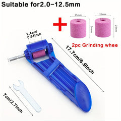 Adjustable Drill Bit Sharpener 5mm Portable Variable With Diamond Grinding Wheel