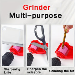Adjustable Drill Bit Sharpener 5mm Portable Variable With Diamond Grinding Wheel