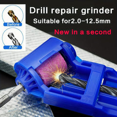 Adjustable Drill Bit Sharpener 5mm Portable Variable With Diamond Grinding Wheel