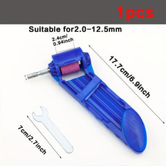 Adjustable Drill Bit Sharpener 5mm Portable Variable With Diamond Grinding Wheel