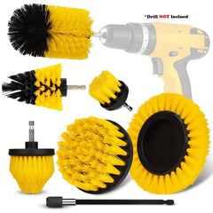 7-Piece Power Scrubber Drill Brush Set for Cleaning - All Purpose Drill Brush