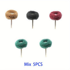 Mini Drill Bit Nylon Abrasive Brush Wire Buffing Polishing Wheel Set