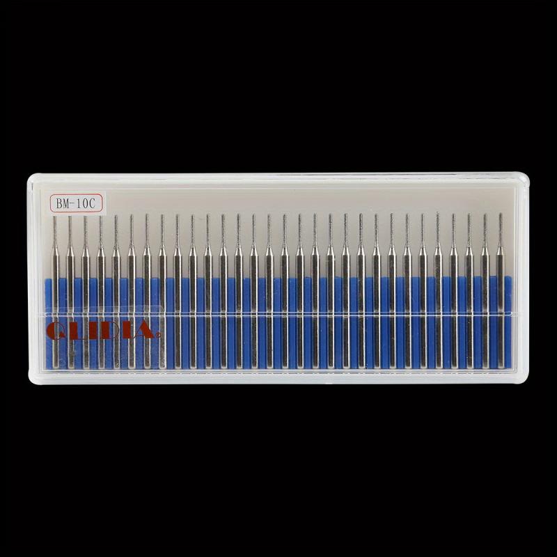 QLIDIA Diamond Mounted Points Diamond Burrs Set Jade Carving Nail Grinding Head