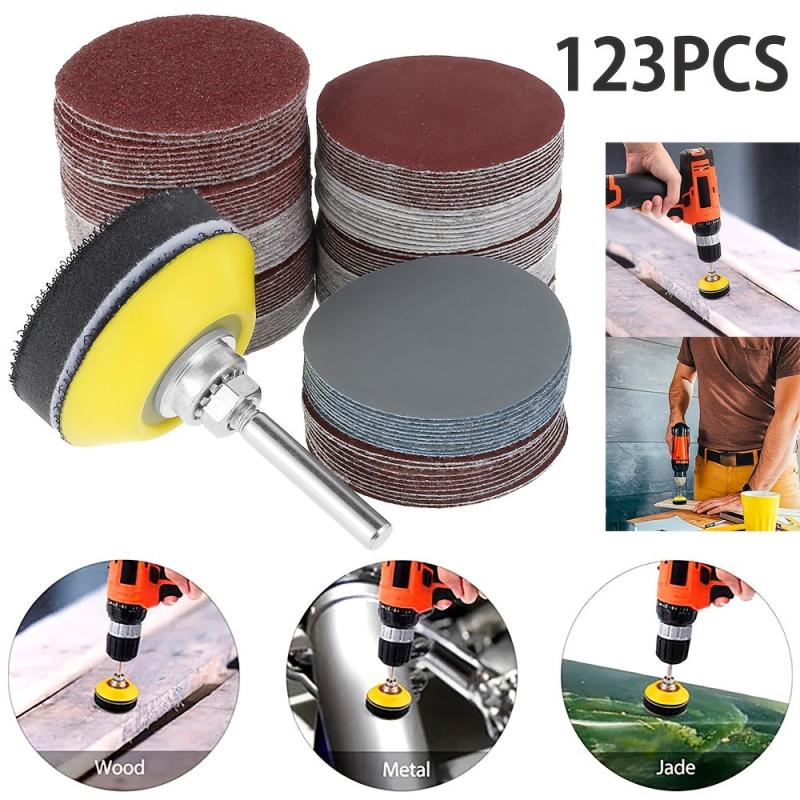 Professional 50mm Sanding Discs Polishing Sheets Round Grinding Pad