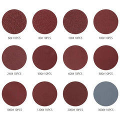 Professional 50mm Sanding Discs Polishing Sheets Round Grinding Pad