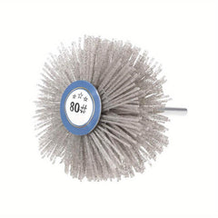 Nylon Wheel Brush 80 1000Grits Abrasive Grinding Head 6mm Shank