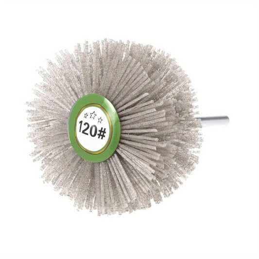 Nylon Wheel Brush 80 1000Grits Abrasive Grinding Head 6mm Shank
