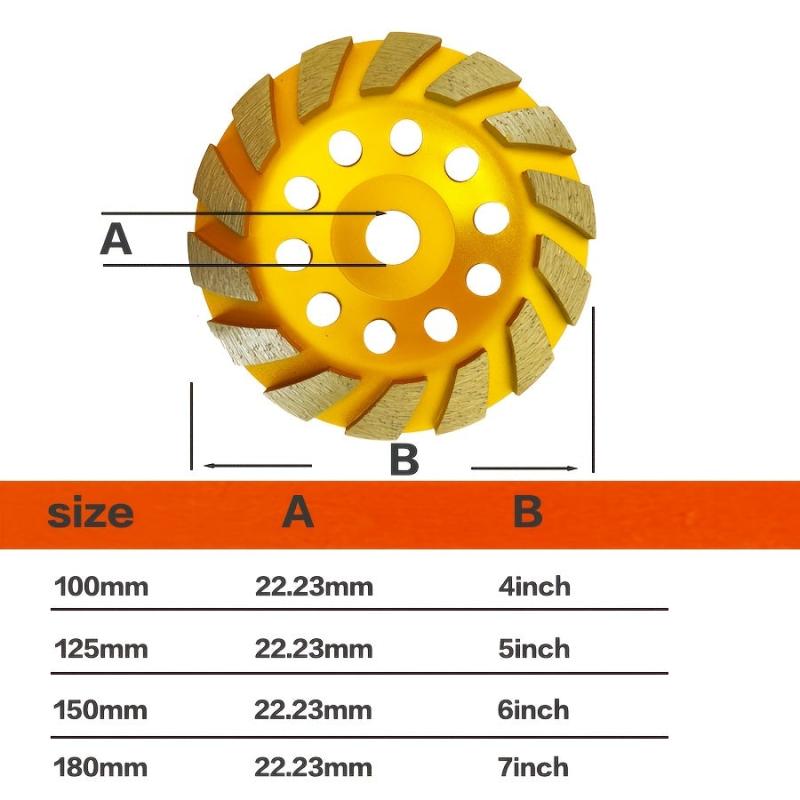 Diamond Grinding Cup Wheels for Concrete Masonry Stone Grinding