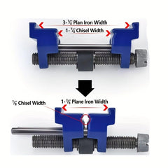 Chisel & Plane Sharpening Jig - Adjustable Angle Guide Holder