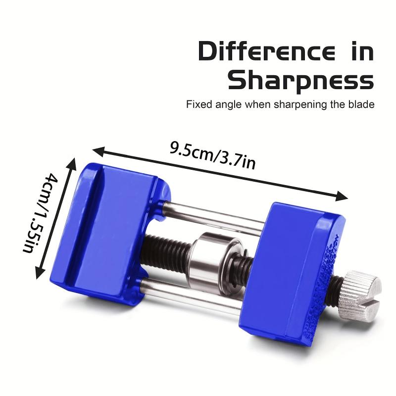 Chisel & Plane Sharpening Jig - Adjustable Angle Guide Holder