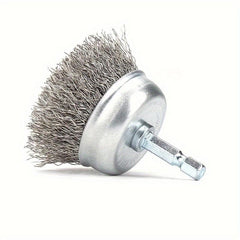 1pc Wire Wheel Brush 5 08 6 5 Cm Rotary Tool Drill Brush