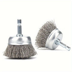 1pc Wire Wheel Brush 5 08 6 5 Cm Rotary Tool Drill Brush