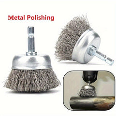 1pc Wire Wheel Brush 5 08 6 5 Cm Rotary Tool Drill Brush