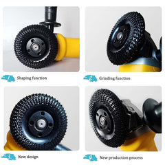 4pcs 10 Wood Grinding Shaping Disk Grinder Wheel Disc for Angle Grinders