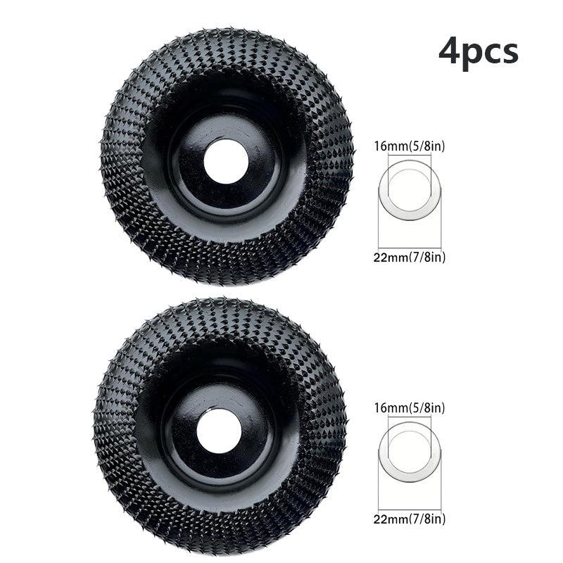 4pcs 10 Wood Grinding Shaping Disk Grinder Wheel Disc for Angle Grinders