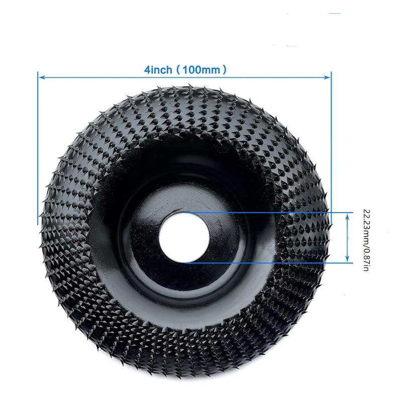4pcs 10 Wood Grinding Shaping Disk Grinder Wheel Disc for Angle Grinders