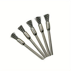 15pc Steel Wire Abrasive Brush Wheel Set for Rust Removal Paintin