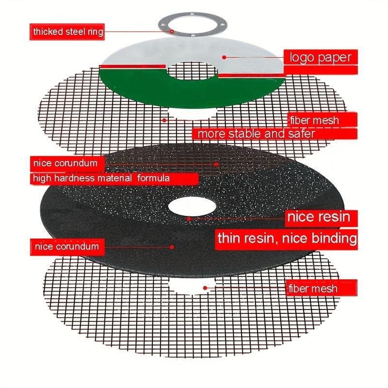 10pcs Cutting Discs Metal Cutting Off Wheels Stainless Steel Cutting Wheels