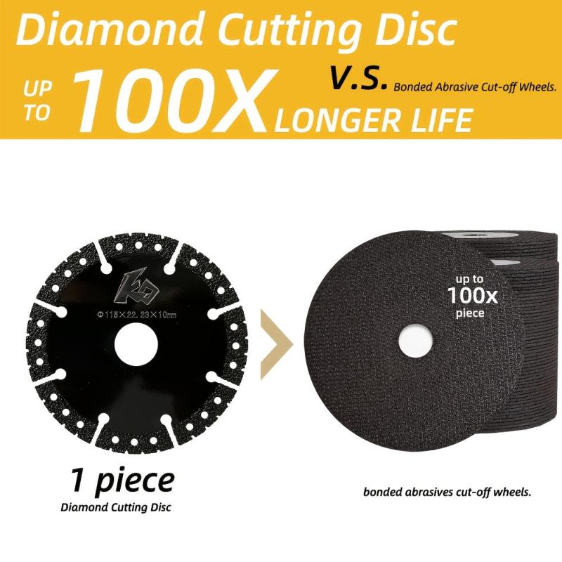 1pc Metal Cutting Diamond Blade Heavy Duty All Purpose Metal Cut Off Wheel
