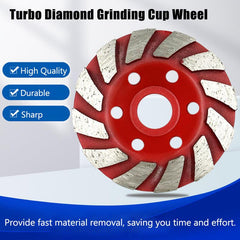 Wood Carving Disc Diamond Grinding Wheel Disc Bowl Shape Grinding Cup Concrete