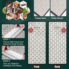 Professional Double Sided Diamond Sharpening Stone