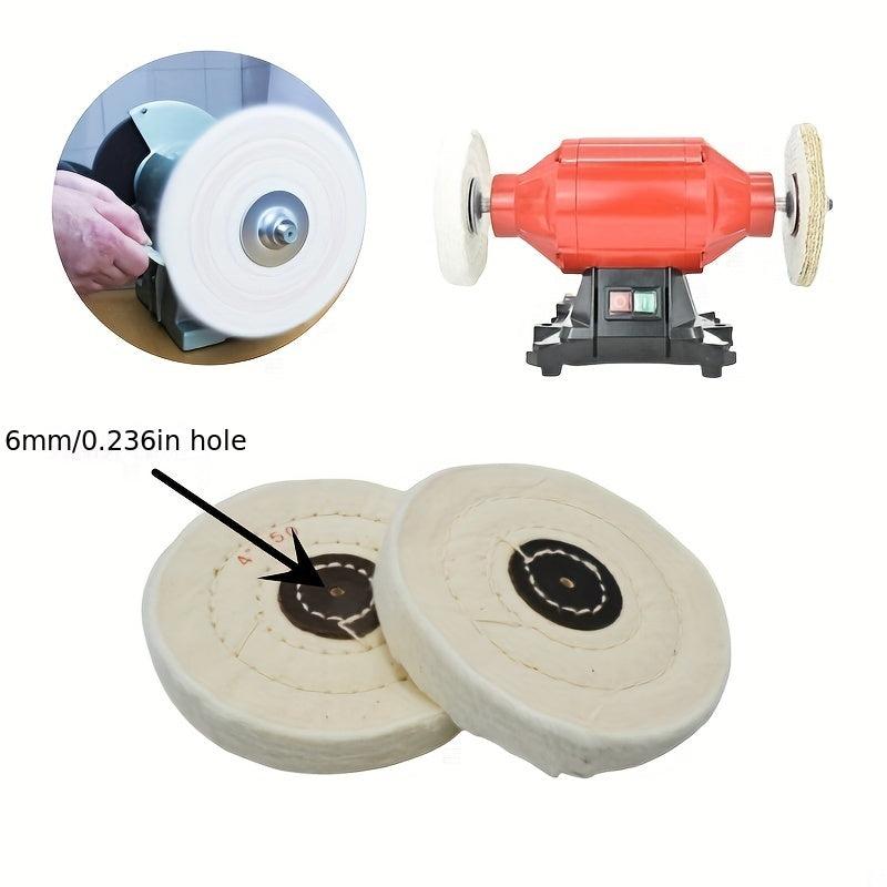 6mm Cloth Jewelry Polishing Wheel - 4' 50PYL