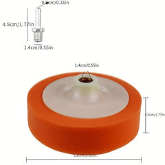 1pc 150mm Car Polishing Pads Wheel Sponge Buffing Pad Kit with Link Rod