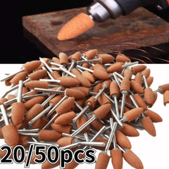 50pcs 3mm Carving Jade Grinding Wheel Corundum Bit