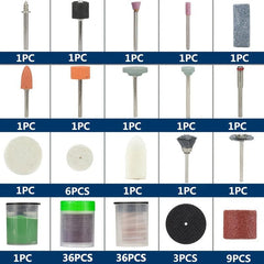 105pcs Rotary Tool Accessories Kit for Grinding Sanding Polishing Cutting