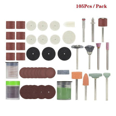 105pcs Rotary Tool Accessories Kit for Grinding Sanding Polishing Cutting
