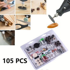 105pcs Rotary Tool Accessories Kit for Grinding Sanding Polishing Cutting