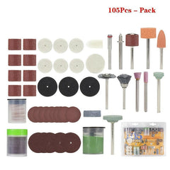 105pcs Rotary Tool Accessories Kit for Grinding Sanding Polishing Cutting