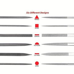 13pcs Small File Set Needle Diamond Files for Precision Metal Work