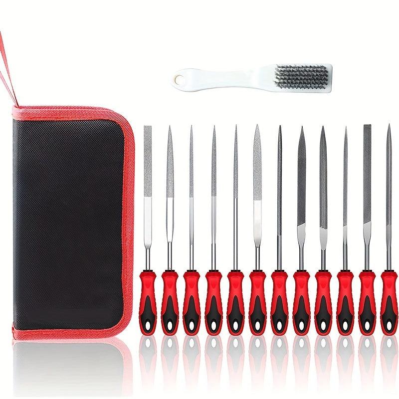 13pcs Small File Set Needle Diamond Files for Precision Metal Work