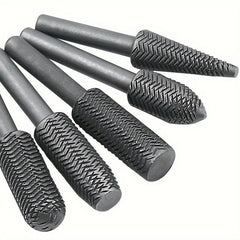 5pcs Rotary Steel File Rasp Wood Drill Bits Burrs Metal Grinding Tool