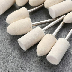 100pcs Soft Polishing Wheel Wear Resistant Buffing Wheel + 1/8 Inch Shank