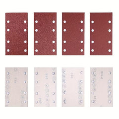 8 Hole Flocking Sandpaper 185x93mm Self-adhesive Sheet 40-1000 Grit