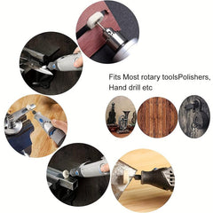 145pcs Felt Polishing Wheel 9 5 13 25mm Wool Felt Polishing Pad
