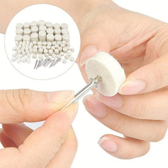 145pcs Felt Polishing Wheel 9 5 13 25mm Wool Felt Polishing Pad