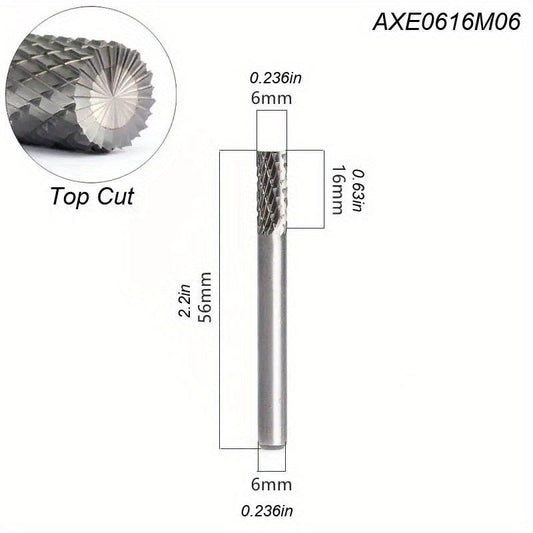 Tungsten Steel Rotary File Carbide Burr Milling Cutter Drill For Metal