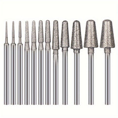 12pcs Diamond Grinding Head Carving Polishing Tool Set