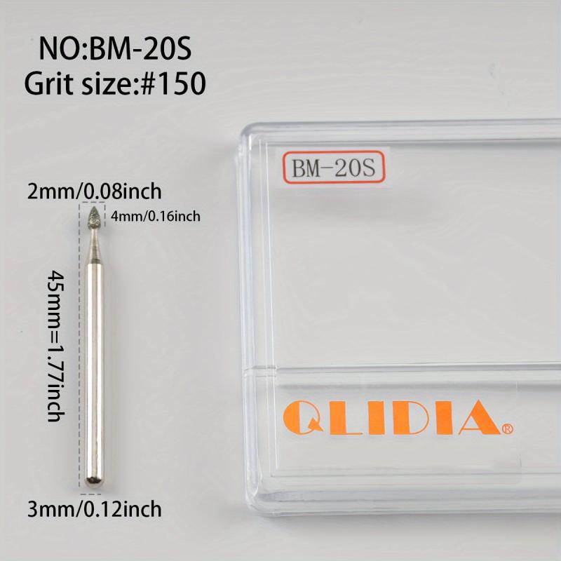 30pcs Diamond Burrs Set Rotary File Burs Kit 35mm Shank for Grinder Tools