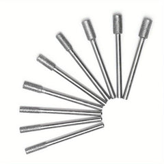 5pcs 5/32 Diamond Chainsaw Sharpener Burr Stone Round File Fit 1453 Craftsman