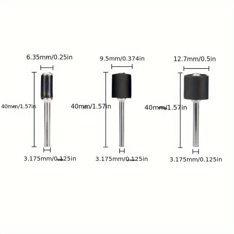 11pcs 60pcs Sanding Drum Kit for Drills, Rubber Drum Mandrels, Bands