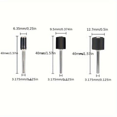 11pcs 60pcs Sanding Drum Kit for Drills, Rubber Drum Mandrels, Bands