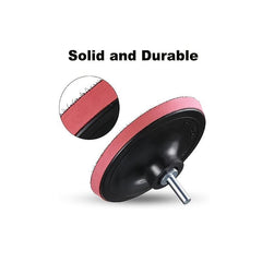 125mm Sanding Pad Kit 60-240 Grit Sandpaper for Drilling & Grinding Non-metal