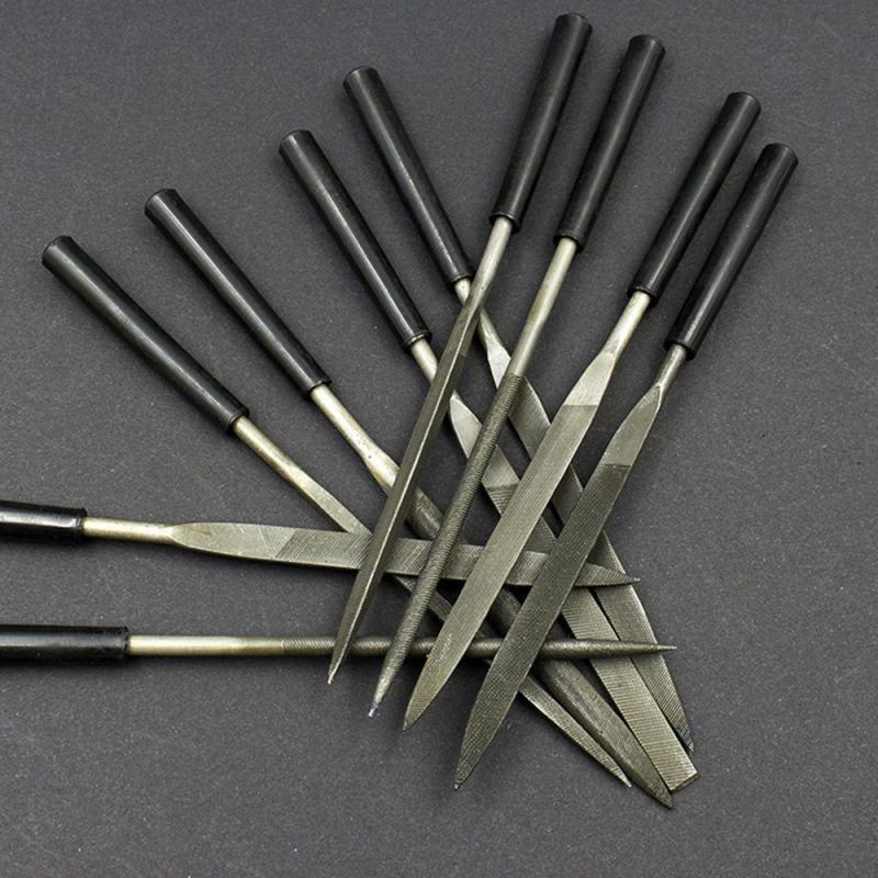 10pcs Needle File Set for Metal Glass Stone Jewelry Wood Carving