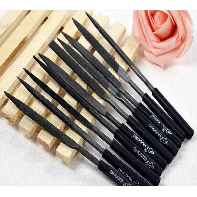 10pcs Needle File Set for Metal Glass Stone Jewelry Wood Carving