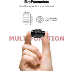Replacement 4486 Drill Keyless Bit Chuck 2 54 81-2 54 20